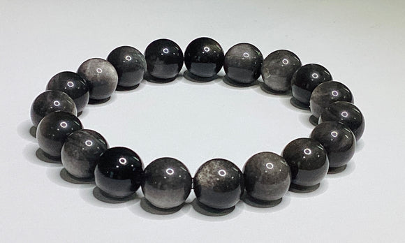 Bracelet - Silver Obsidian
