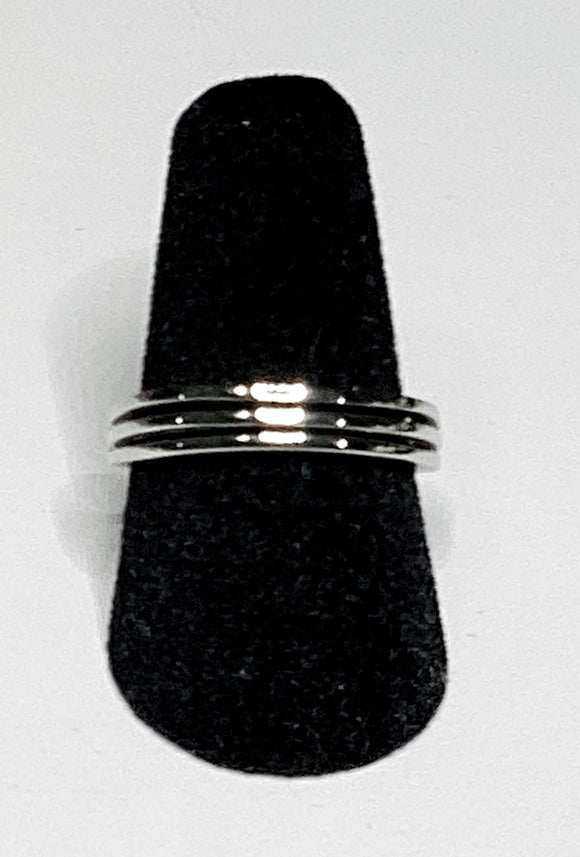 Ring - SS - Band with Grooves