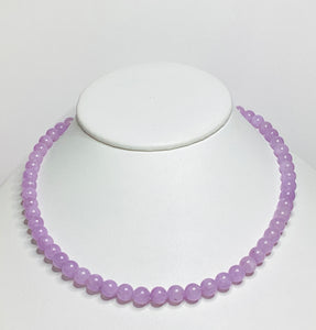 Necklace - Lavender Jade