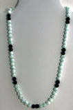 Necklace - Green Angelite & Black Onyx