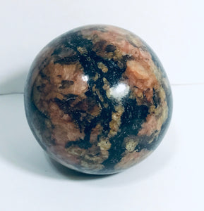 Rock - Sphere - Rhodonite