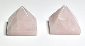 Rock - Pyramid - Rose Quartz