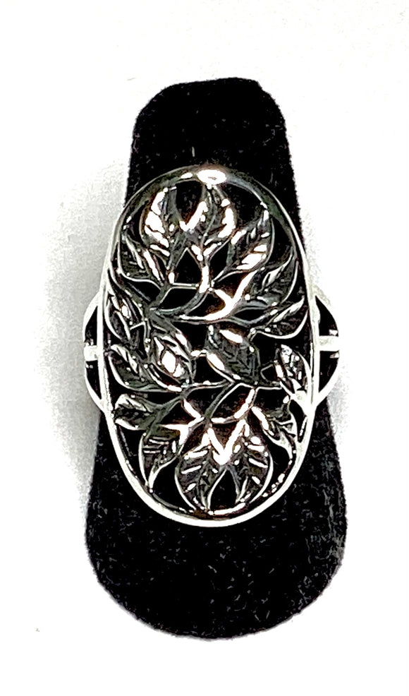 Ring - SS - Tree Leaves