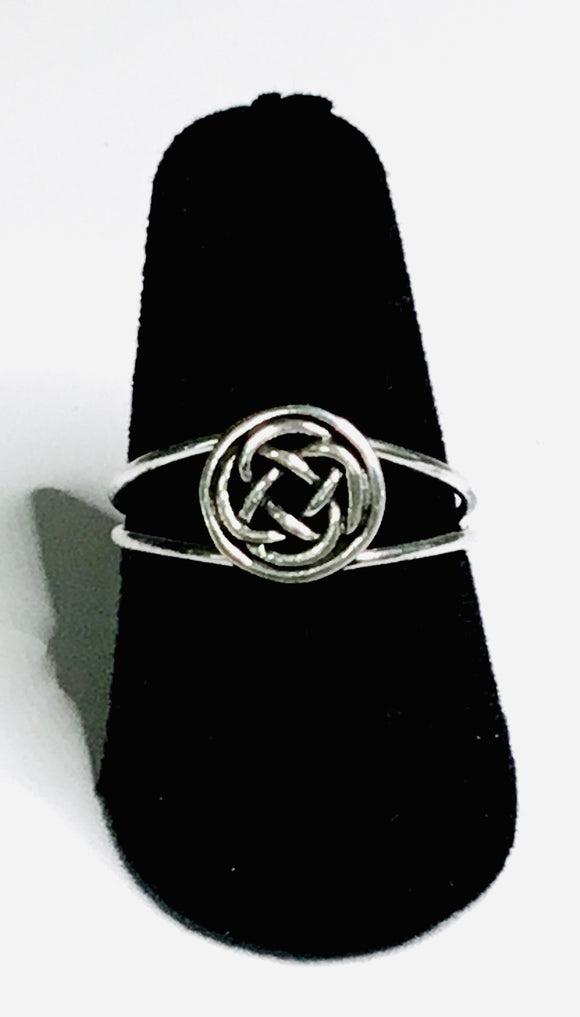 Ring - SS - Round Celtic Weave